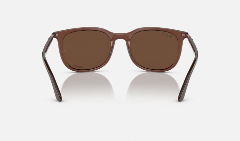 Ray Ban RB4386 Men's Sunglasses Brown | 35467-GLOS