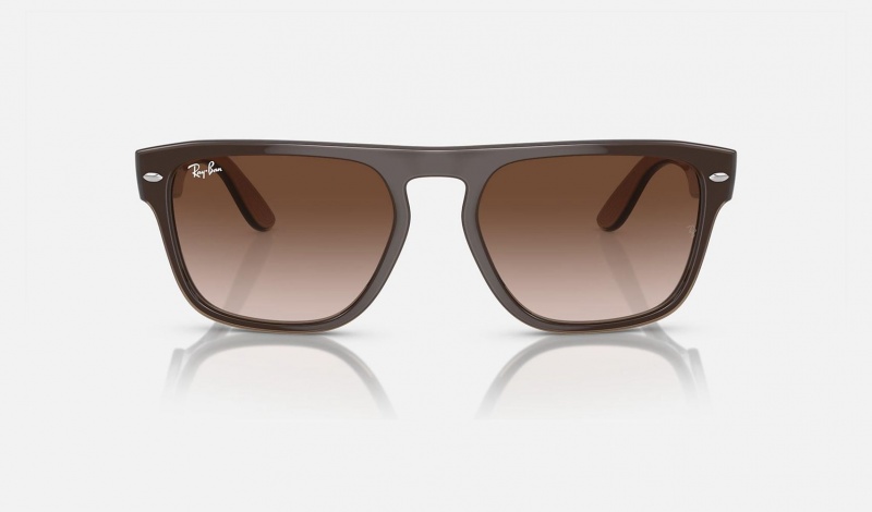 Ray Ban RB4407 Men's Sunglasses Brown | 50918-SIOM