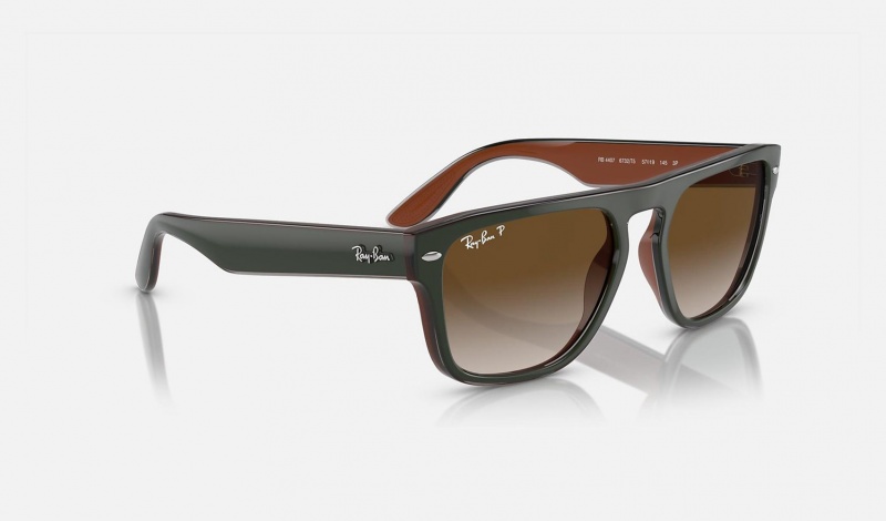 Ray Ban RB4407 Women's Sunglasses Brown | 45320-KTCW