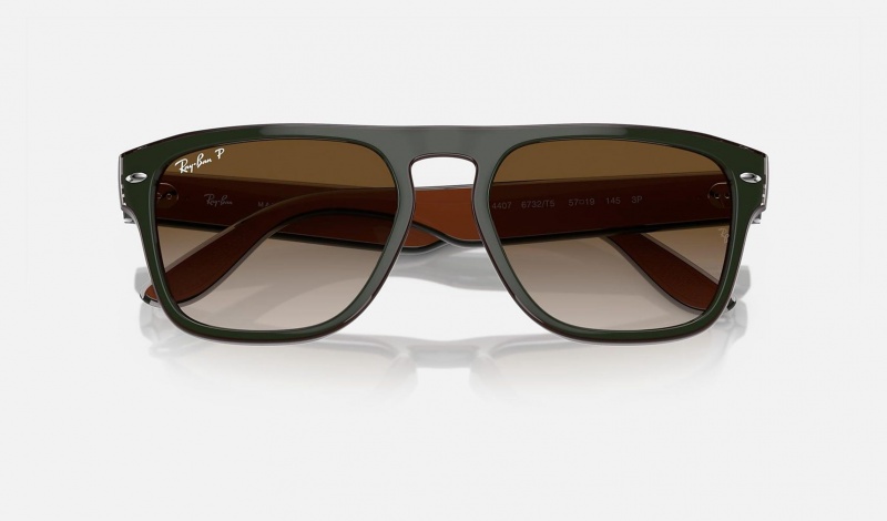 Ray Ban RB4407 Women's Sunglasses Brown | 45320-KTCW