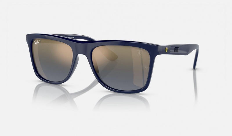 Ray Ban RB4413m Scuderia Ferrari Collection Men\'s Sunglasses Blue | 98615-GZQJ