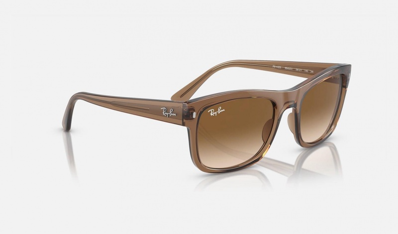 Ray Ban RB4428 Men's Sunglasses Brown | 31046-PIYD