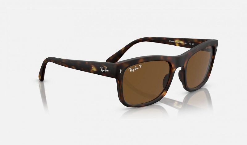 Ray Ban RB4428 Men's Sunglasses Brown | 41789-AJIF