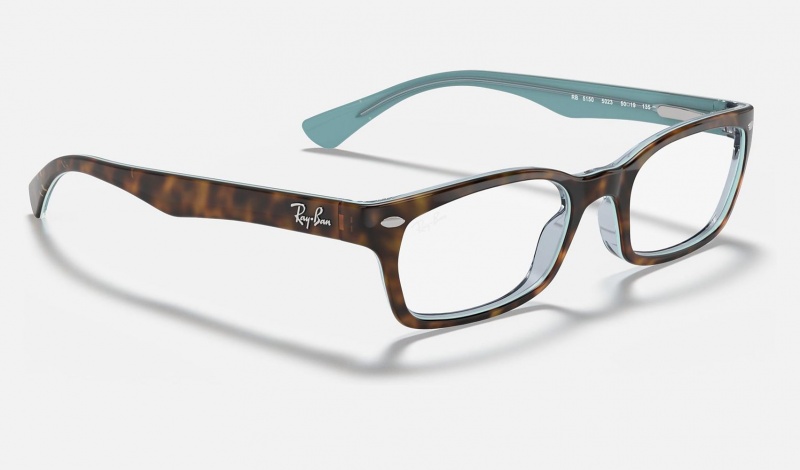 Ray Ban RB5150 Optics Women's Eyeglasses Turquoise | 43615-BCZW