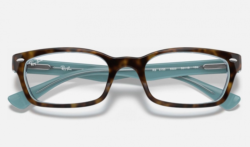 Ray Ban RB5150 Optics Women's Eyeglasses Turquoise | 43615-BCZW