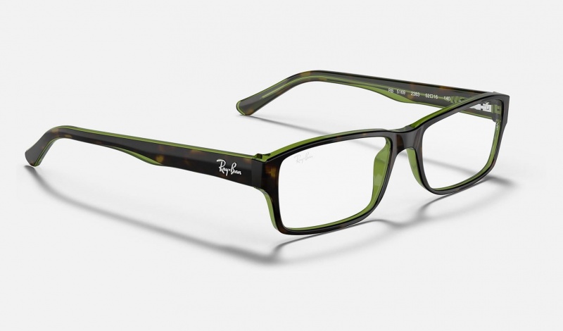 Ray Ban RB5169 Optics Women's Eyeglasses Green | 97352-FQXT