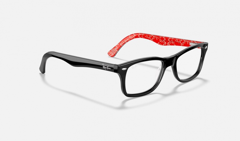 Ray Ban RB5228 Optics Men's Eyeglasses Black | 65219-LQTZ