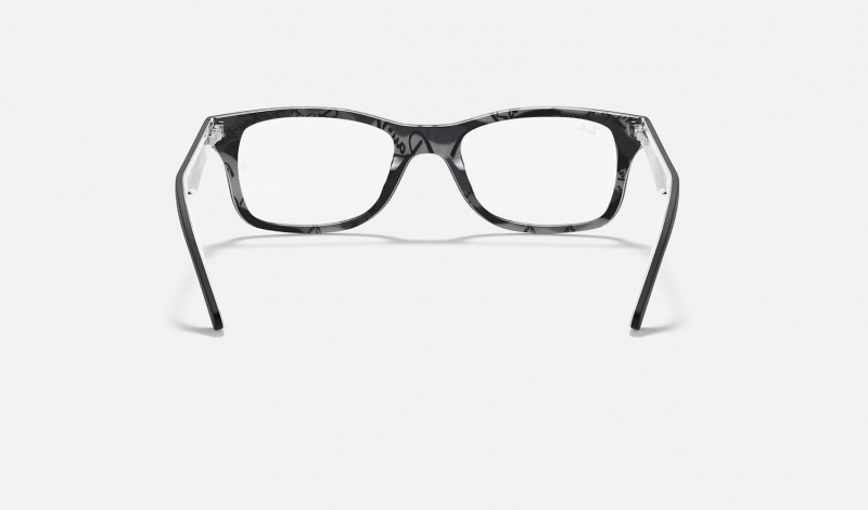 Ray Ban RB5228 Optics Men's Eyeglasses Black | 98132-AVED