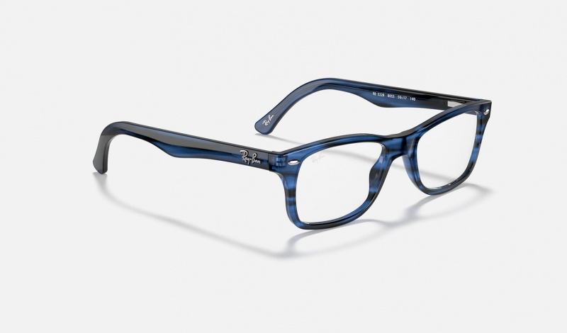 Ray Ban RB5228 Optics Men's Eyeglasses Blue | 28750-SQFR