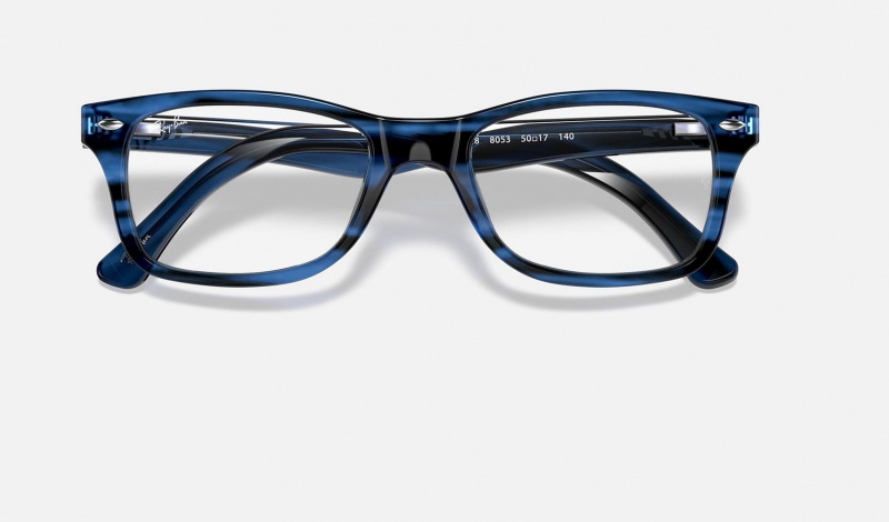 Ray Ban RB5228 Optics Men's Eyeglasses Blue | 28750-SQFR