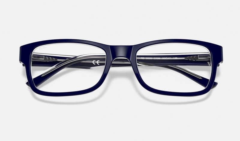 Ray Ban RB5268 Optics Women's Eyeglasses Blue | 32598-KJST