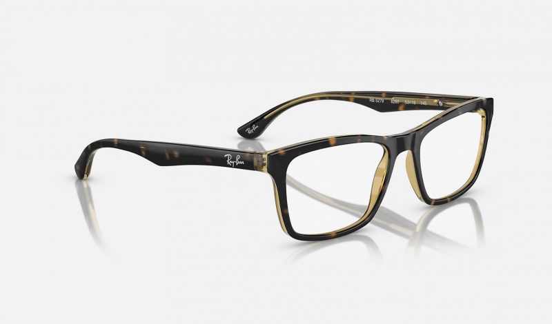 Ray Ban RB5279 Optics Men's Eyeglasses Yellow | 06748-SCQK