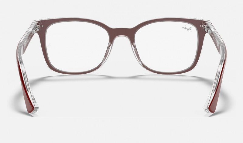 Ray Ban RB5285 Optics Men's Eyeglasses Burgundy | 54061-IJWV