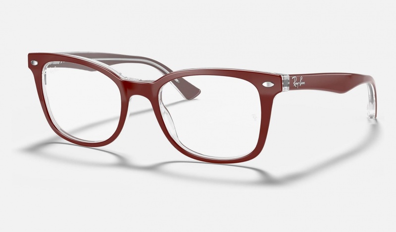 Ray Ban RB5285 Optics Men\'s Eyeglasses Burgundy | 54061-IJWV