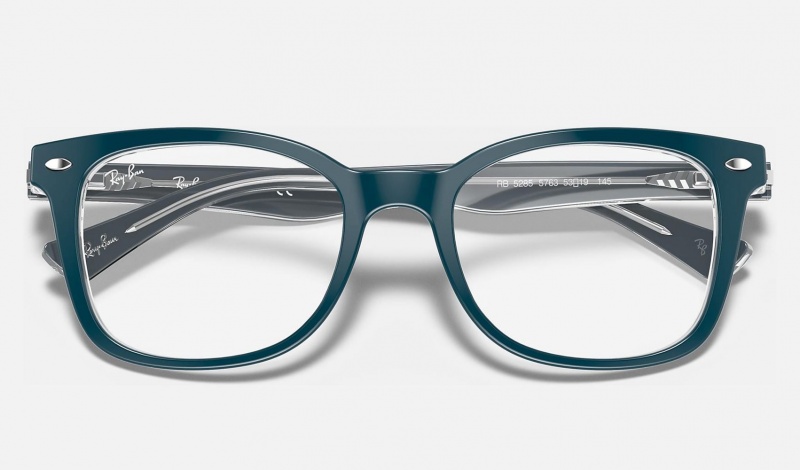 Ray Ban RB5285 Optics Men's Eyeglasses Turquoise | 82907-KCHG