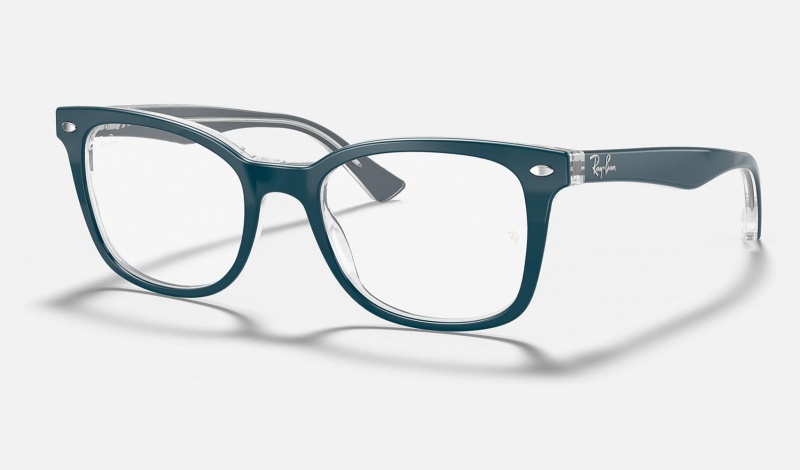 Ray Ban RB5285 Optics Men\'s Eyeglasses Turquoise | 82907-KCHG