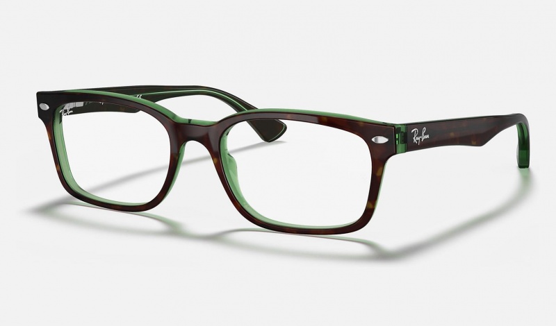 Ray Ban RB5286 Optics Women\'s Eyeglasses Green | 89126-JYUB