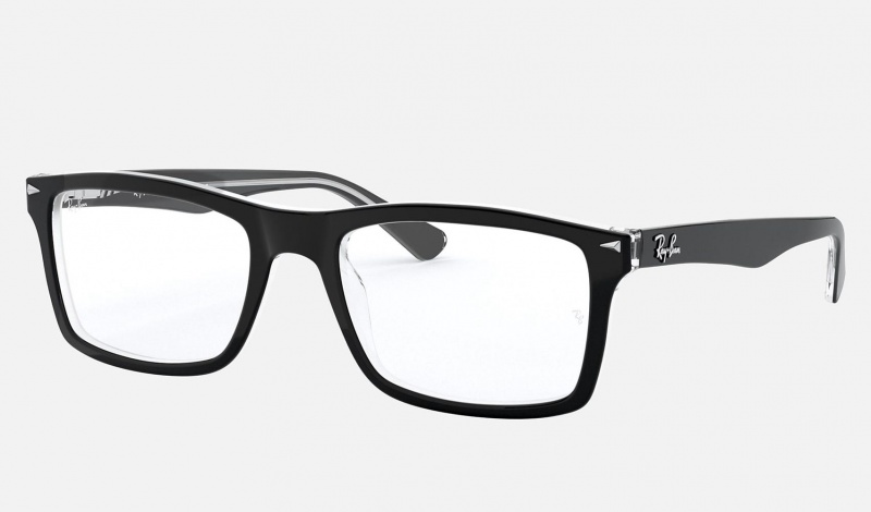 Ray Ban RB5287 Optics Men's Eyeglasses Black | 72835-LUEI