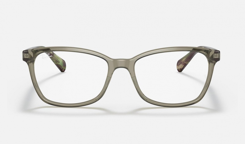 Ray Ban RB5362 Optics Women's Eyeglasses Green | 79254-SNGH