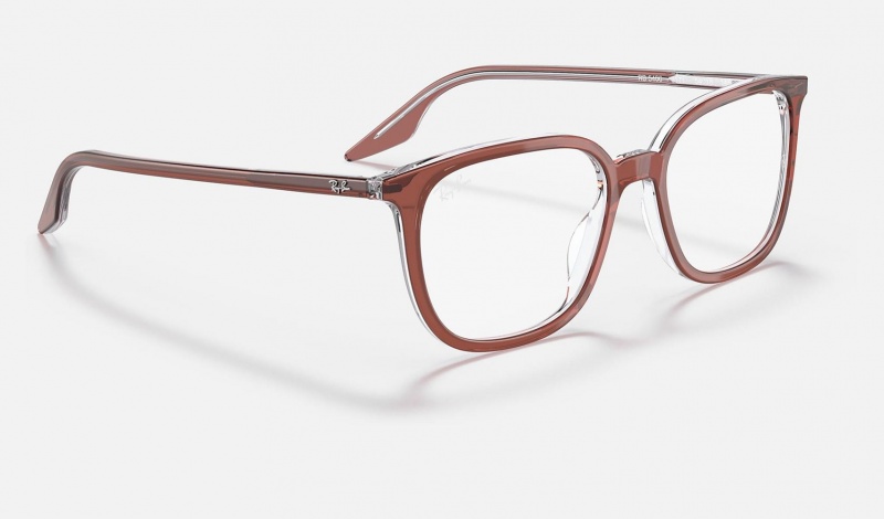 Ray Ban RB5362 Optics Women's Eyeglasses Brown | 30182-BESU