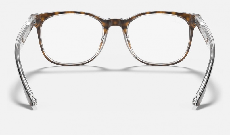 Ray Ban RB5369 Optics Men's Eyeglasses Brown | 24185-TXQN