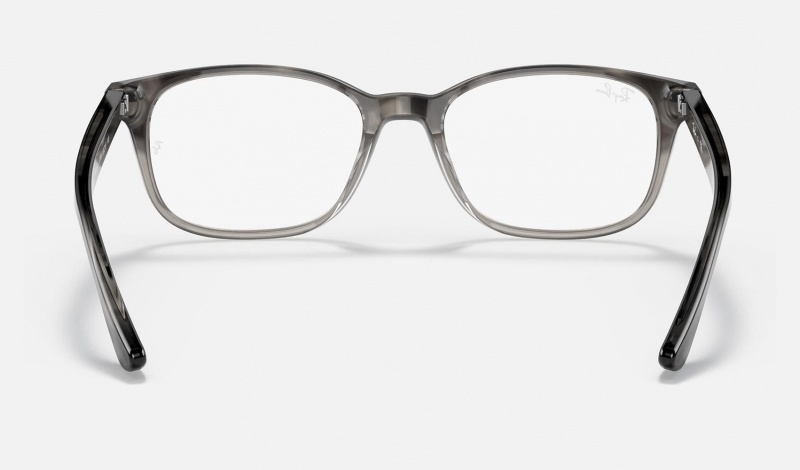 Ray Ban RB5375 Optics Men's Eyeglasses Grey | 82417-BUXG