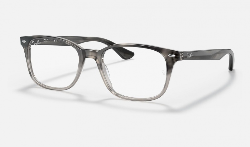 Ray Ban RB5375 Optics Men\'s Eyeglasses Grey | 82417-BUXG