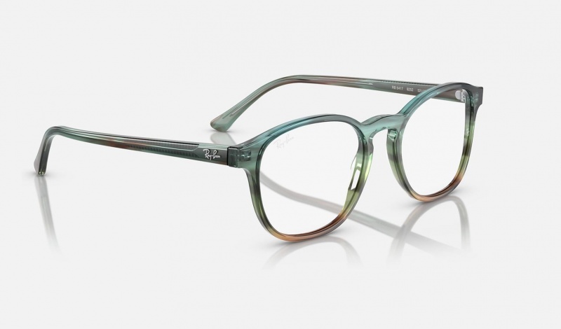 Ray Ban RB5417 Optics Men's Eyeglasses Green | 19826-EHYP