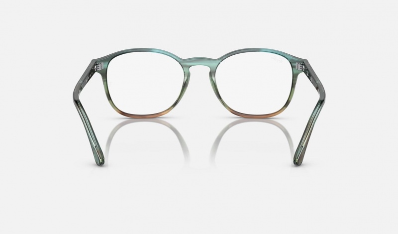 Ray Ban RB5417 Optics Men's Eyeglasses Green | 19826-EHYP