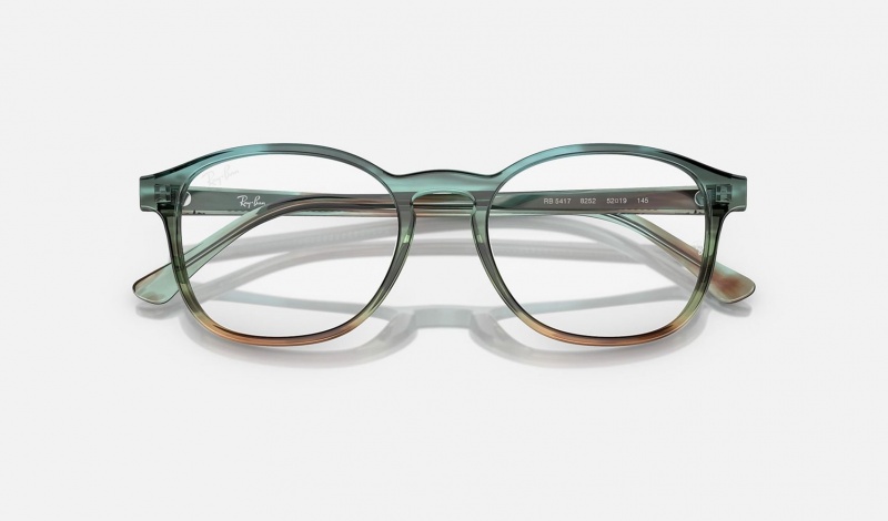 Ray Ban RB5417 Optics Men's Eyeglasses Green | 19826-EHYP