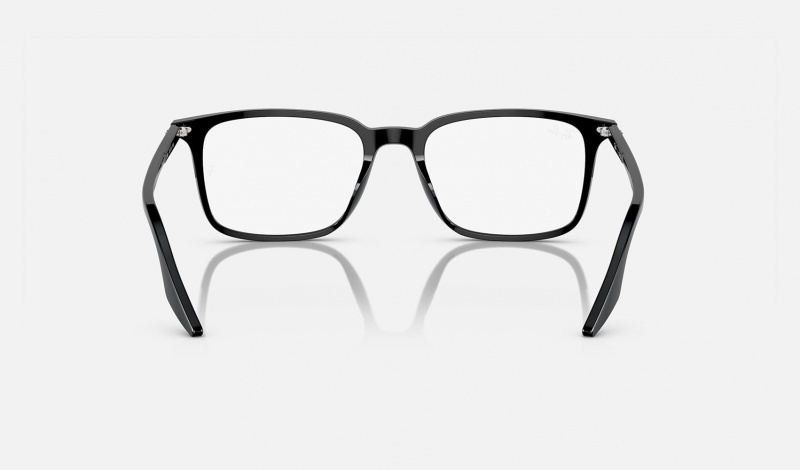 Ray Ban RB5421 Optics Men's Eyeglasses Black | 08951-ZJYH