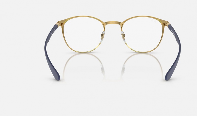 Ray Ban RB6355 Optics Men's Eyeglasses Gold | 89205-FTNZ