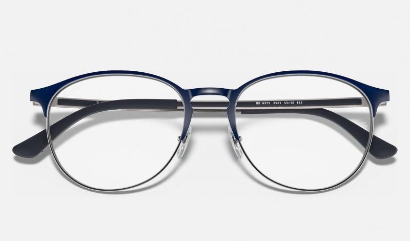 Ray Ban RB6375 Optics Men's Eyeglasses Blue | 39826-GUON