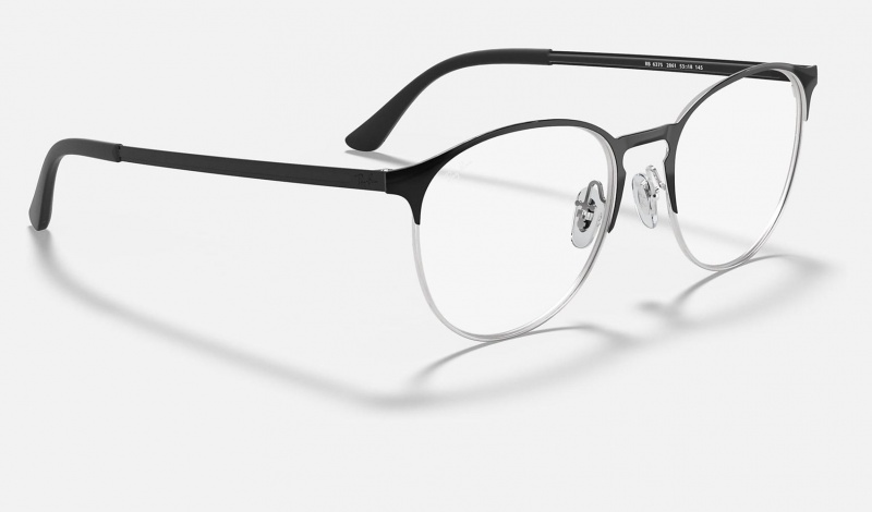 Ray Ban RB6375 Optics Women's Eyeglasses Silver | 56317-HFBG