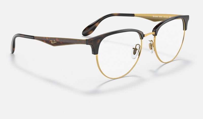 Ray Ban RB6396 Optics Men's Eyeglasses Gold | 25684-BTMD