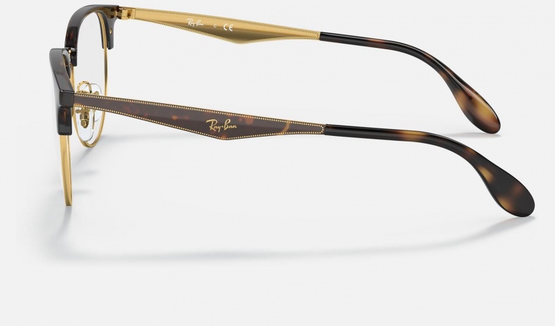 Ray Ban RB6396 Optics Men's Eyeglasses Gold | 25684-BTMD