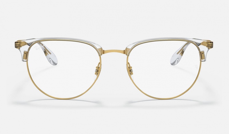 Ray Ban RB6396 Optics Men's Eyeglasses Gold | 70238-JROV