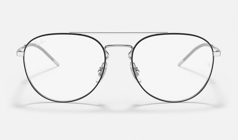 Ray Ban RB6414 Optics Men's Eyeglasses Silver | 34619-POCZ