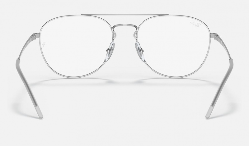 Ray Ban RB6414 Optics Men's Eyeglasses Silver | 34619-POCZ