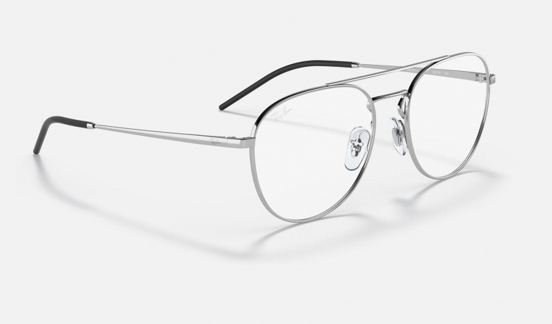 Ray Ban RB6414 Optics Men's Eyeglasses Silver | 84765-CEBJ