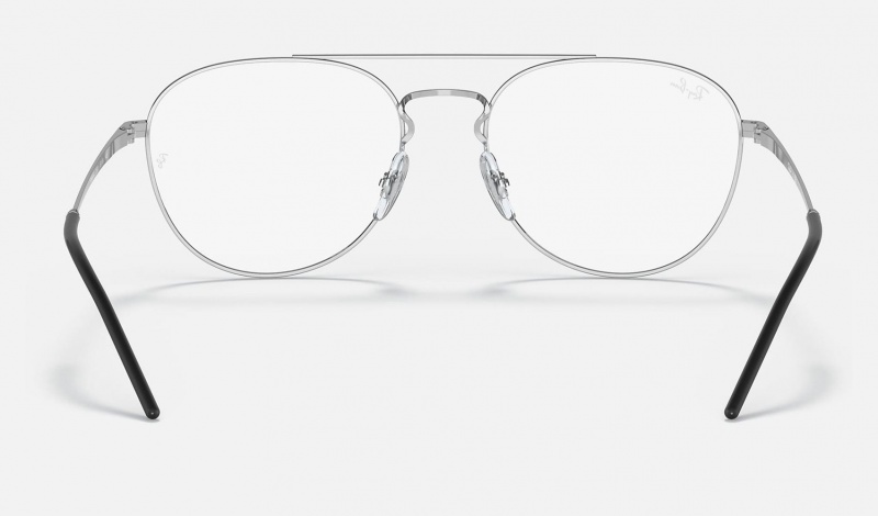 Ray Ban RB6414 Optics Men's Eyeglasses Silver | 84765-CEBJ