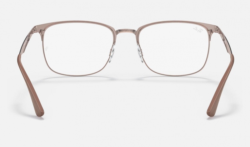 Ray Ban RB6421 Optics Men's Eyeglasses Beige | 64108-VEAF