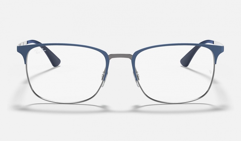 Ray Ban RB6421 Optics Men's Eyeglasses Blue | 52719-FALJ