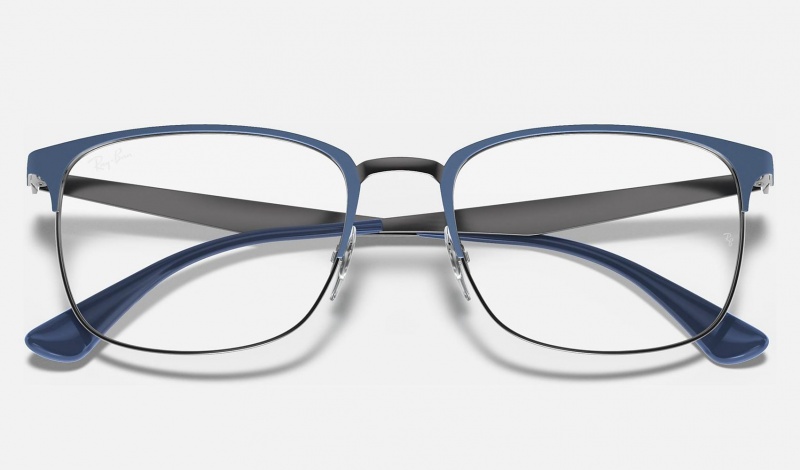 Ray Ban RB6421 Optics Men's Eyeglasses Blue | 52719-FALJ