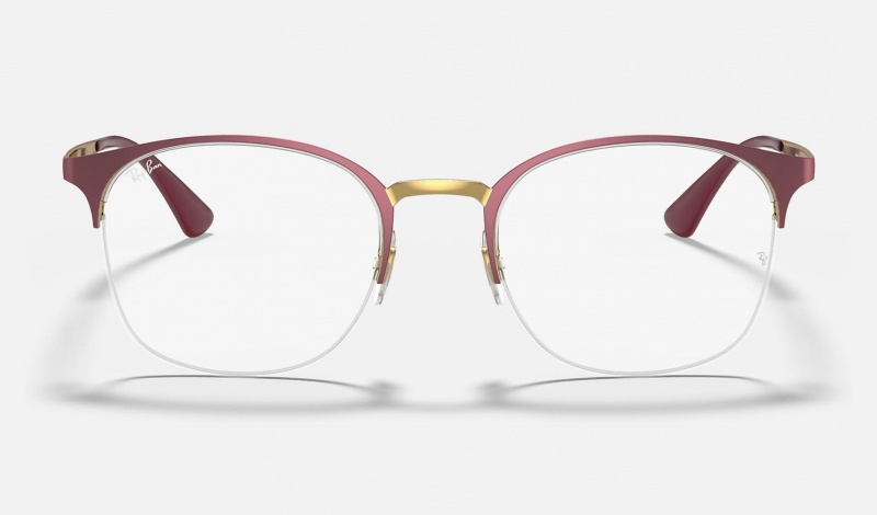 Ray Ban RB6422 Optics Women's Eyeglasses Burgundy | 46031-ONCT