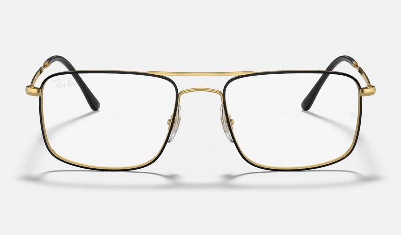 Ray Ban RB6434 Optics Men's Eyeglasses Gold | 70238-VSIW