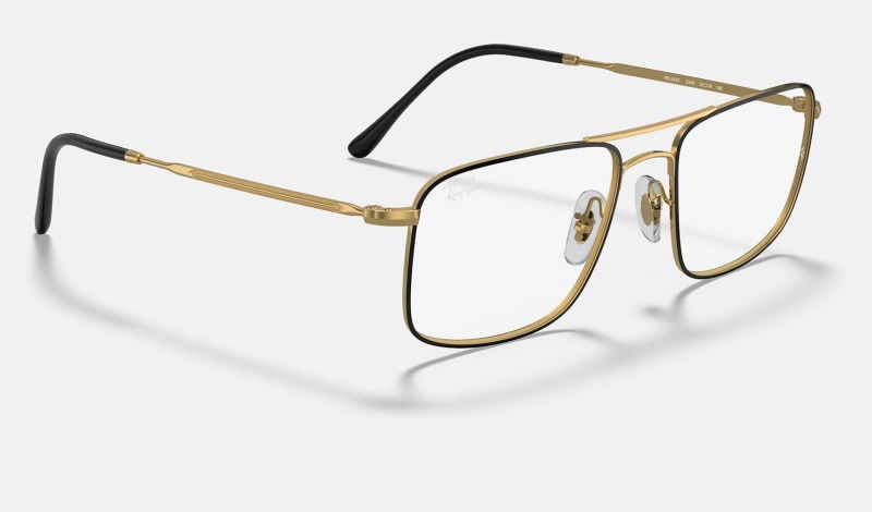 Ray Ban RB6434 Optics Men's Eyeglasses Gold | 70238-VSIW