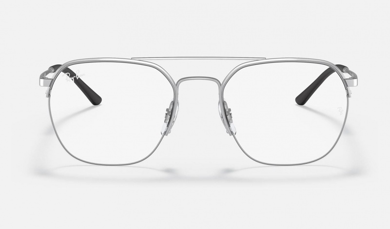 Ray Ban RB6444 Optics Men's Eyeglasses Silver | 56793-TNAY