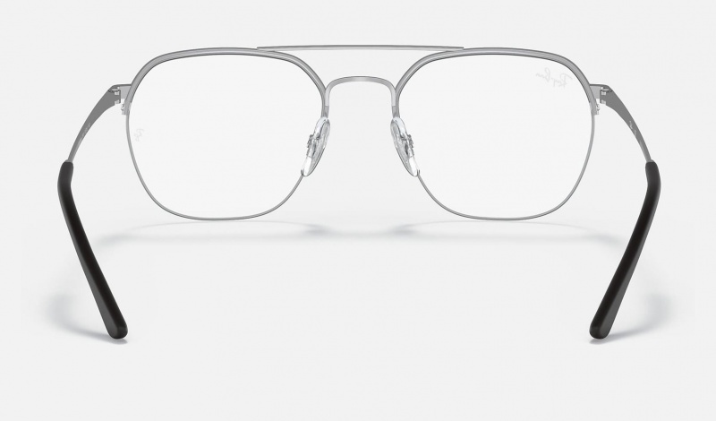 Ray Ban RB6444 Optics Men's Eyeglasses Silver | 56793-TNAY