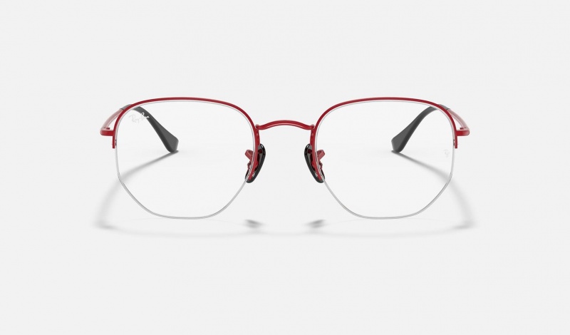 Ray Ban RB6448m Scuderia Ferrari Collection Men's Eyeglasses Red | 02659-WYHP